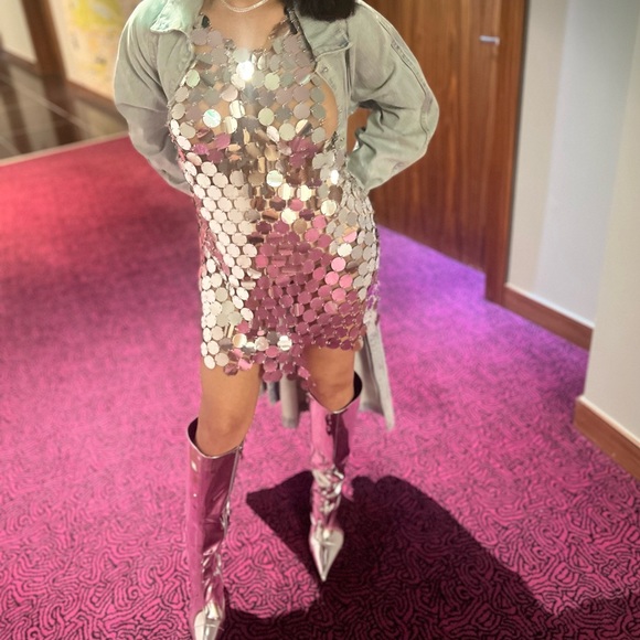 Metallic Dress - Picture 2 of 3